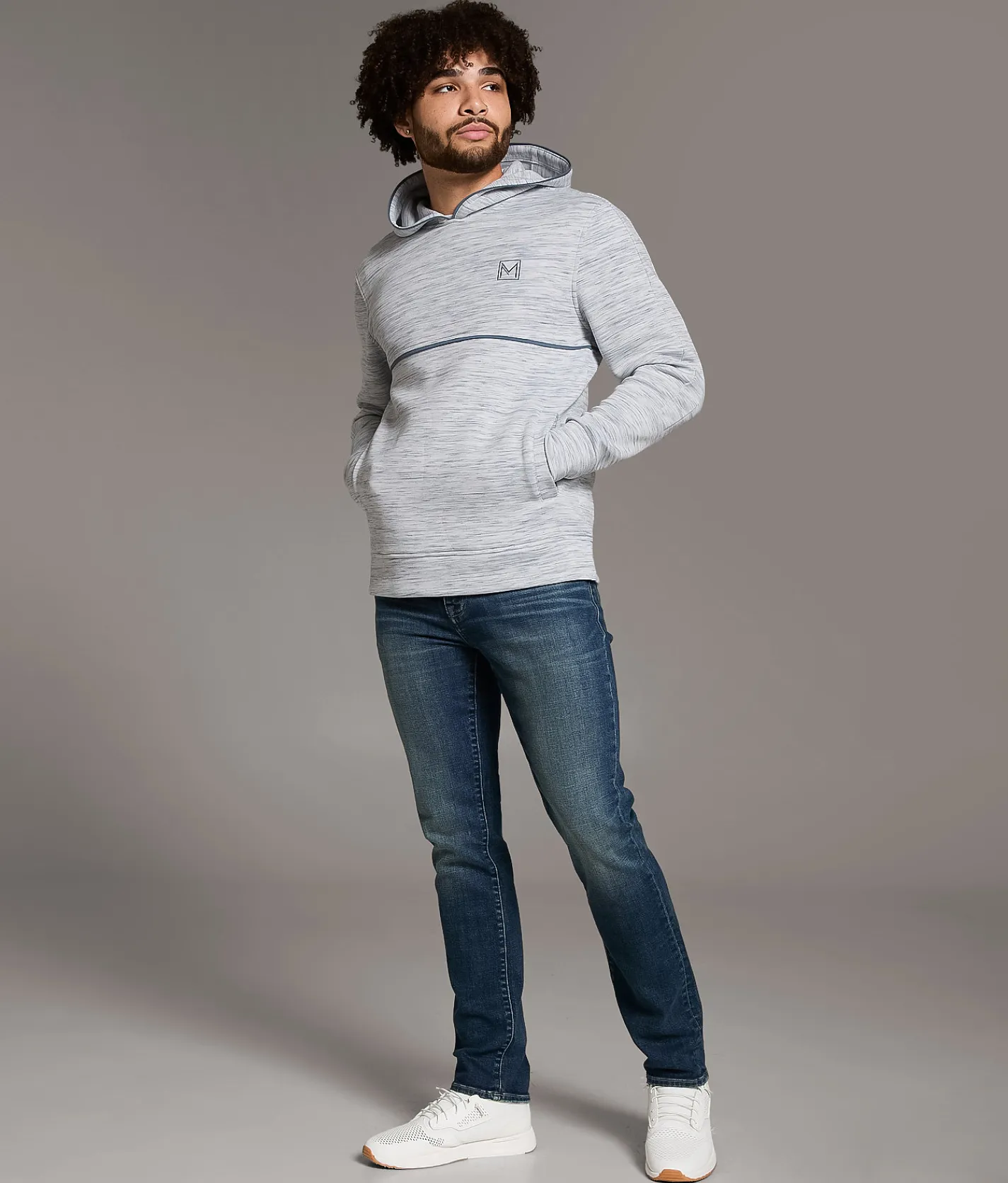 Maven Co-op Bluff Hoodie White Stormy Weather New