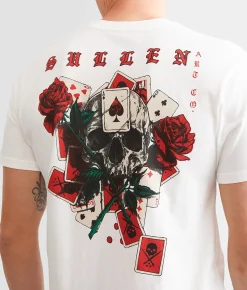 Graphic T-Shirts | Sullen Bluffing T-Shirt Antique White