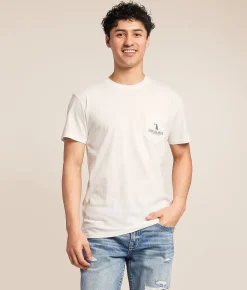Tops|Graphic T-Shirts | Local Boy Outfitters Bluff Plate T-Shirt White