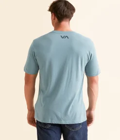 Graphic T-Shirts|Activewear | RVCA Blur Sport T-Shirt Warm Grey