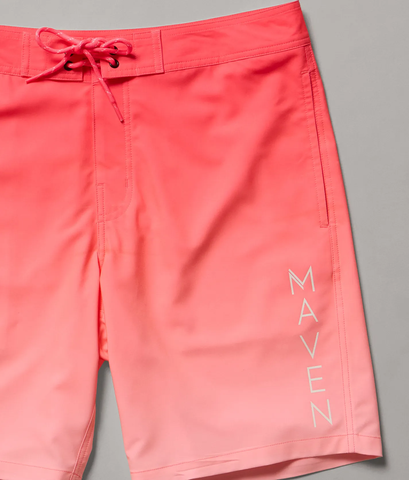 Maven Co-op Boardwalk Gradient Stretch Boardshort Pink Discount