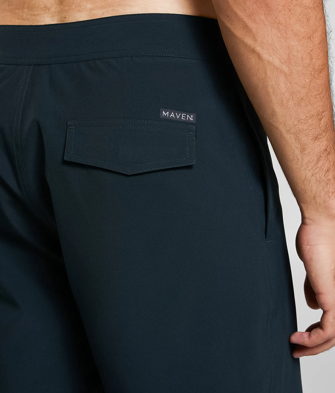 Maven Co-op Boardwalk Stretch Boardshort Black Outlet