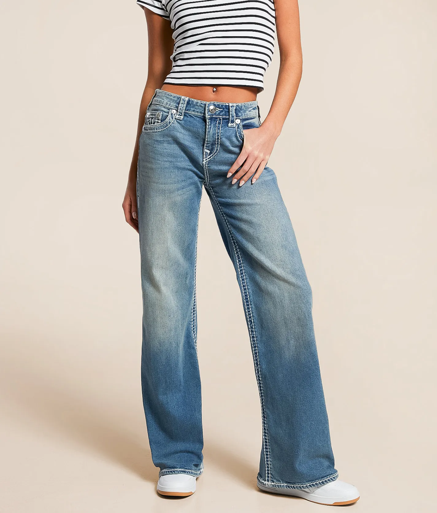 Jeans|Bottoms | True Religion Bobbi Baggy Stretch Jean Beach Fire