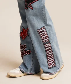 Jeans | True Religion Bobbi Baggy Wide Leg Stretch Jean Horizon Henge