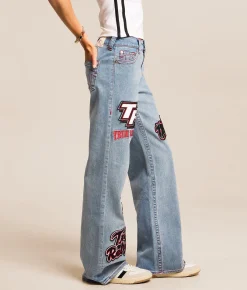 Jeans | True Religion Bobbi Baggy Wide Leg Stretch Jean Horizon Henge