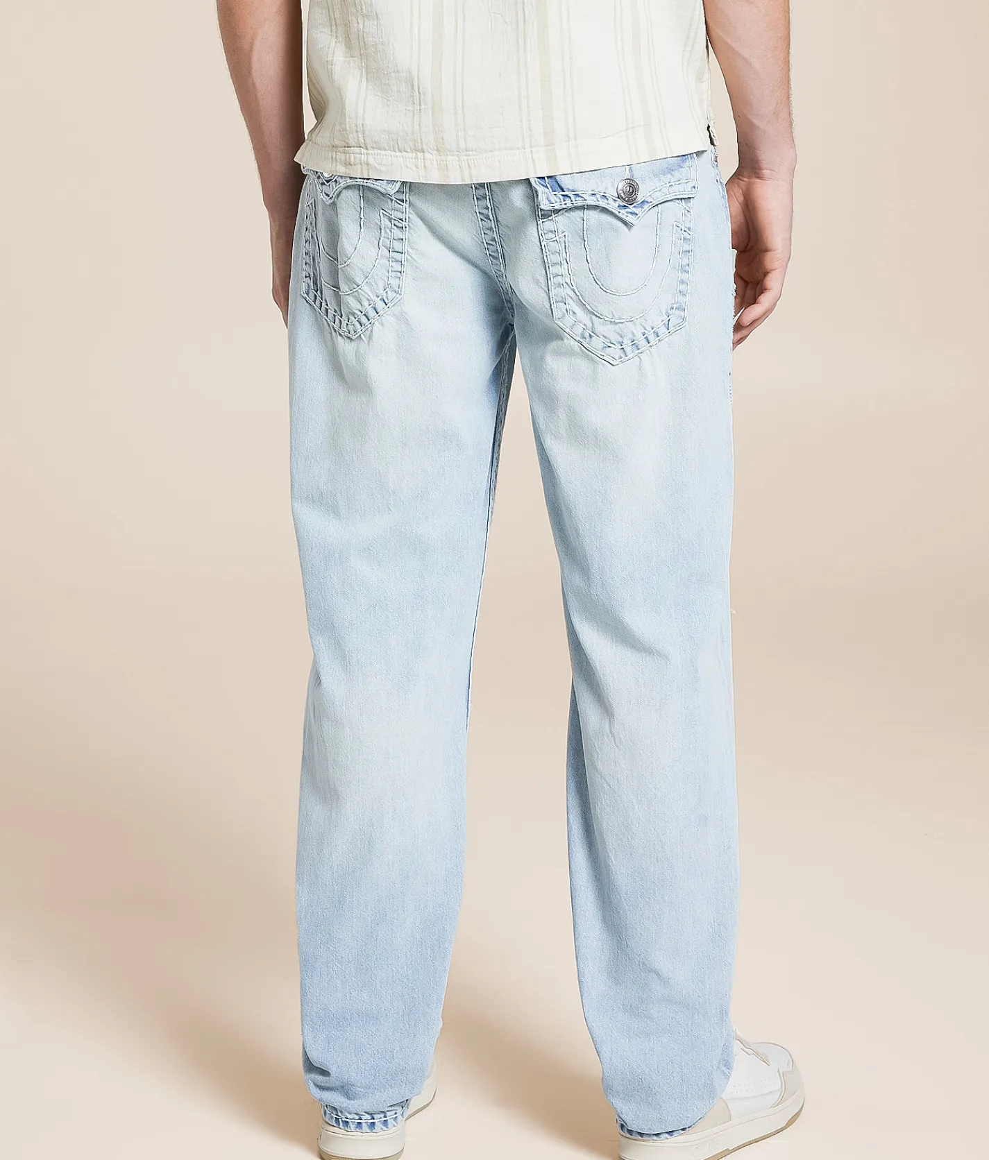 Sale Jeans|Bottoms | True Religion Bobby Relaxed Baggy Jean Light Clearwater