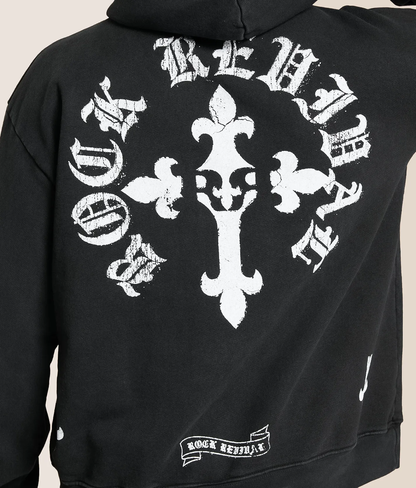 Tops | Rock Revival Bode Hooded Sweatshirt Black