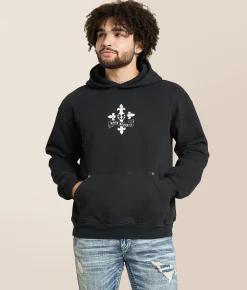 Tops | Rock Revival Bode Hooded Sweatshirt Black