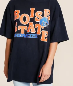 Tops | Gameday SOCIAL® Boise State Broncos T-Shirt Washed Black