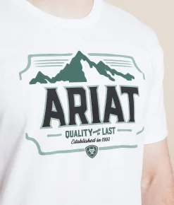 Graphic T-Shirts | Ariat Bold Grit T-Shirt White