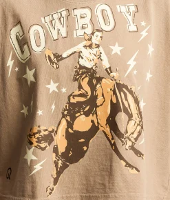 Tops | Rodeo Quincy Bolt Cowboy Tank Top Taupe