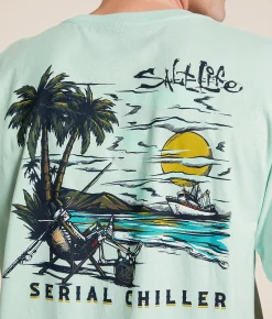 Salt Life Bone Island T-Shirt Fresh Mint Best
