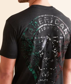 Graphic T-Shirts | American Fighter Bonfield T-Shirt Pitch Black