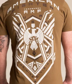 Tops|Graphic T-Shirts | American Fighter Bonham T-Shirt Timberwolf