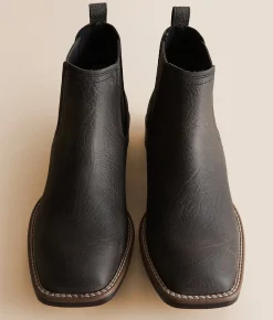 Ariat Booker Leather Chelsea Boot Charcoal Grey Hippo Print Sale
