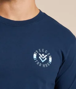 Graphic T-Shirts | Veece Border Sunrise T-Shirt Midnight Navy