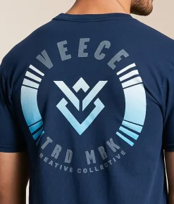 Graphic T-Shirts | Veece Border Sunrise T-Shirt Midnight Navy