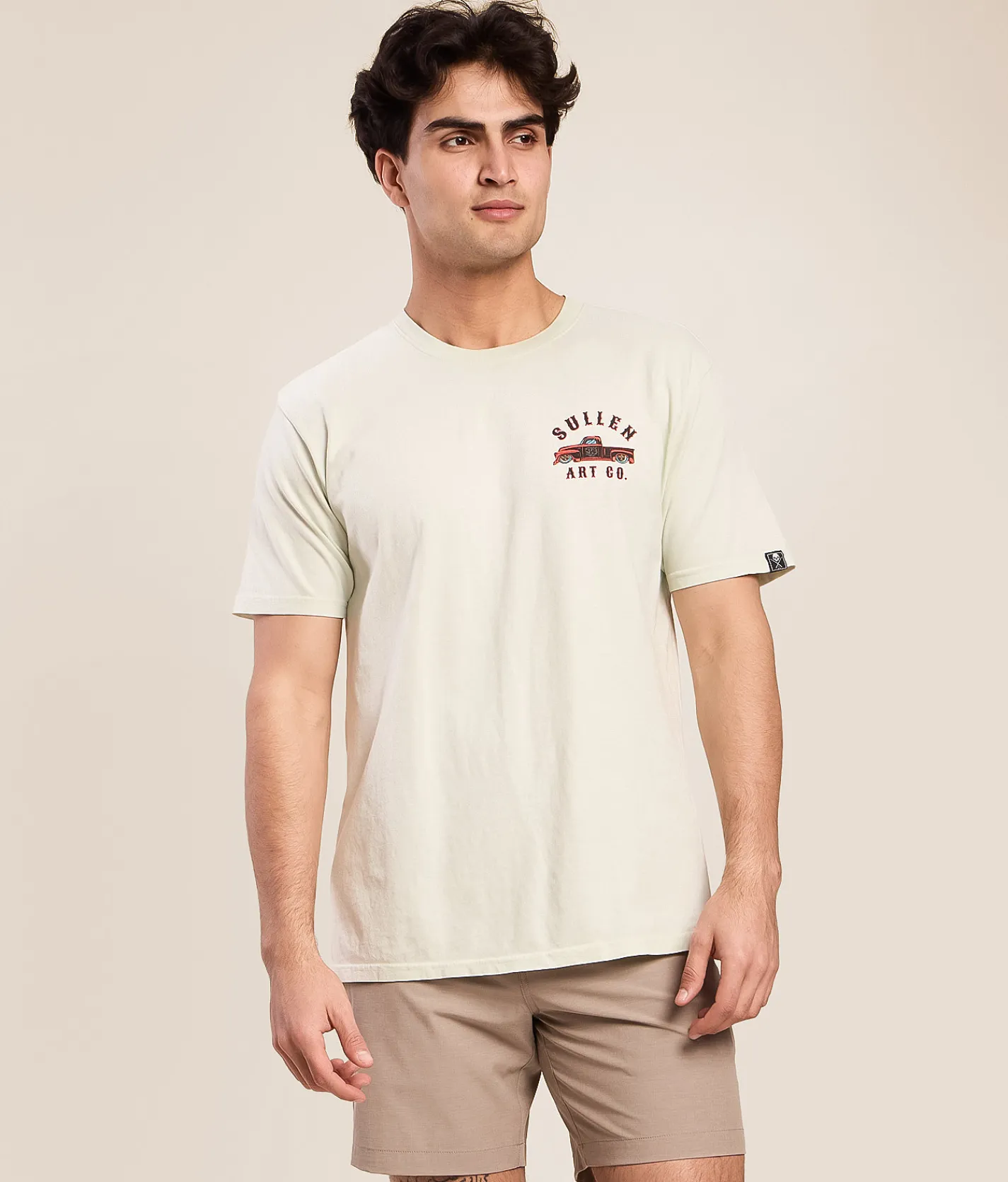 Tops|Graphic T-Shirts | Sullen Born Lucky T-Shirt Hushed Green