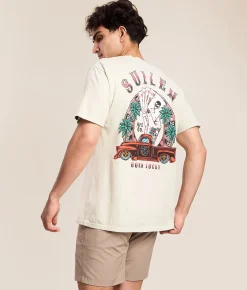 Tops|Graphic T-Shirts | Sullen Born Lucky T-Shirt Hushed Green