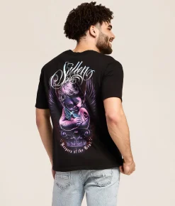 Tops|Graphic T-Shirts | Sullen Born To Bleed T-Shirt Jet Black