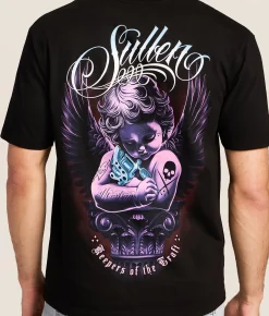 Tops|Graphic T-Shirts | Sullen Born To Bleed T-Shirt Jet Black
