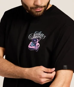 Tops|Graphic T-Shirts | Sullen Born To Bleed T-Shirt Jet Black