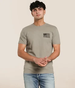 Tops|Graphic T-Shirts | Howitzer Born To Hunt T-Shirt Chinchilla