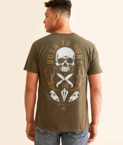 Howitzer Born To Hunt T-Shirt Olive Sale