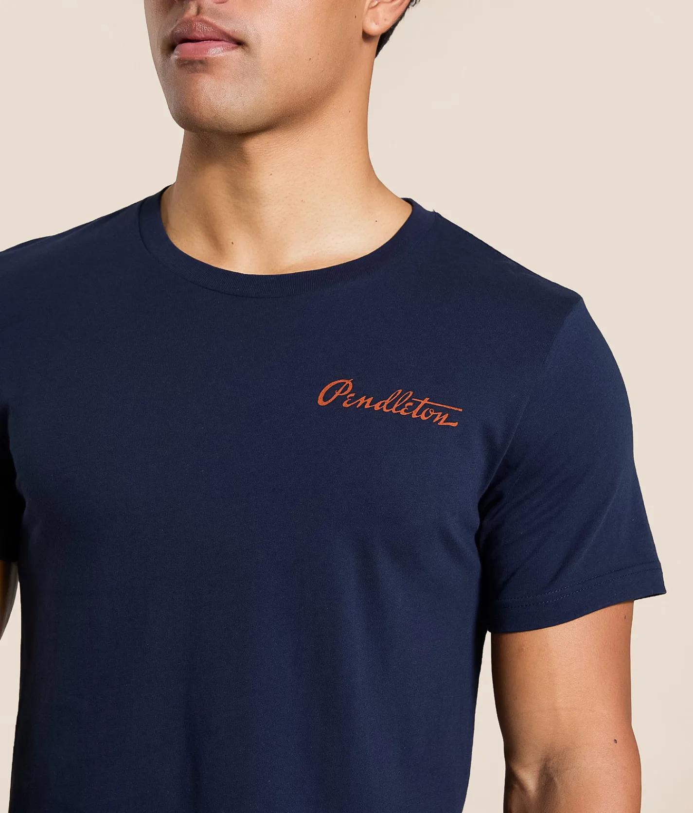 Tops|Graphic T-Shirts | Pendleton Born To Ride T-Shirt Navy