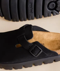 Shoes | Papillio by Birkenstock® Boston Chunky Suede Clog Black Suede