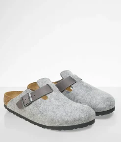 Birkenstock® Boston Clog Light Gray Iron