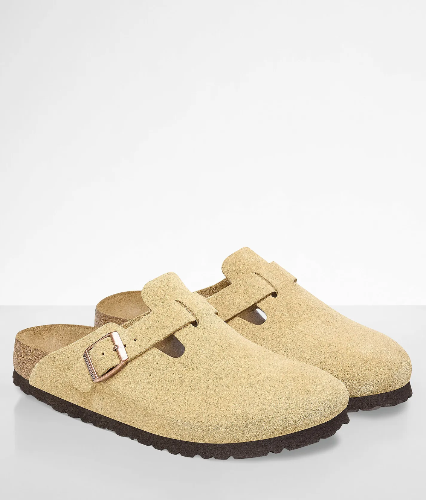 Birkenstock® Boston Leather Clog Latte Cream