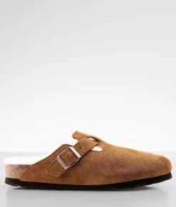 Birkenstock® Boston Leather Clog Mink Natural Online