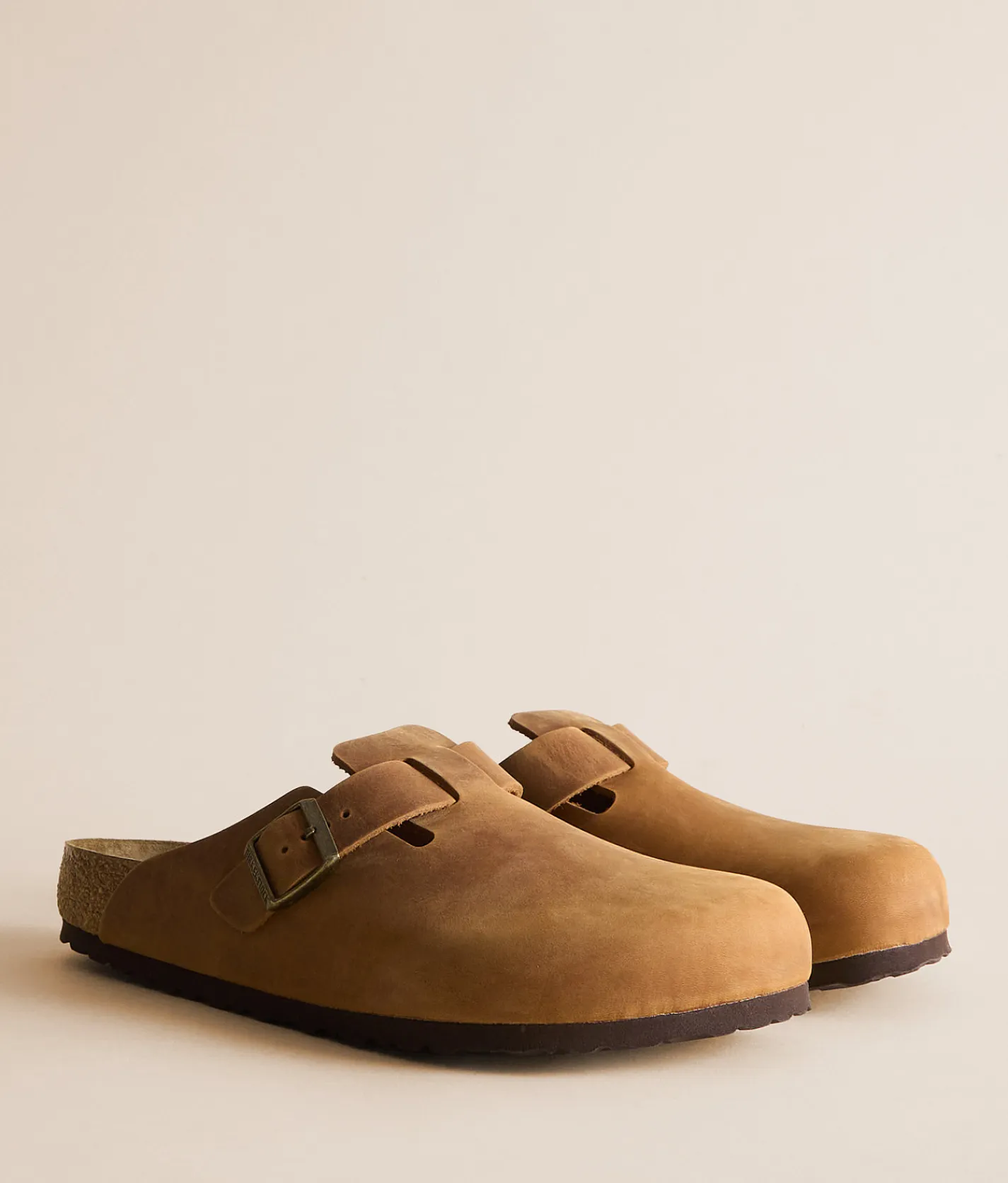 Birkenstock® Boston Soft Leather Clog Cognac Oiled Leather Hot
