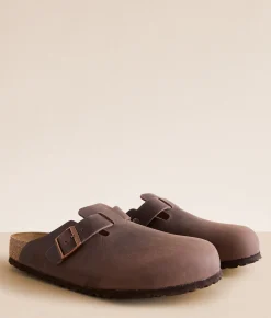 Activewear|Shoes | Birkenstock® Boston Soft Oiled Leather Clog Habana Oiled Leather