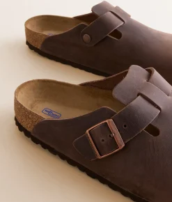 Activewear|Shoes | Birkenstock® Boston Soft Oiled Leather Clog Habana Oiled Leather