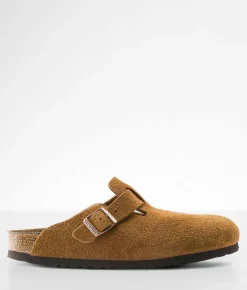 Shoes|Activewear | Birkenstock® Boston Soft Suede Clog Mink