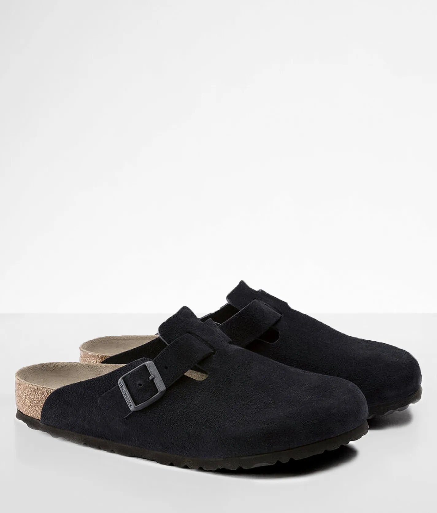 Shoes|Activewear | Birkenstock® Boston Soft Suede Clog Black