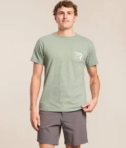 Roost Waterfowl Bottomland Badge T-Shirt Bay Online