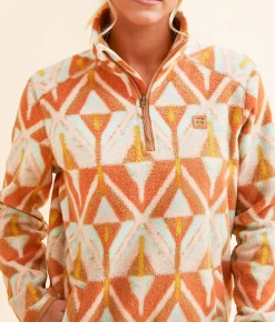 Billabong Boundary Quarter Zip Pullover Sandalwood Online