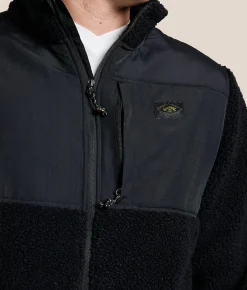 Tops|Coats & Jackets | Billabong Boundary Summit Sherpa Jacket Black