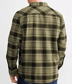 Brixton Bowery Flannel Shirt Whitecap Sand Cyber Blue Online