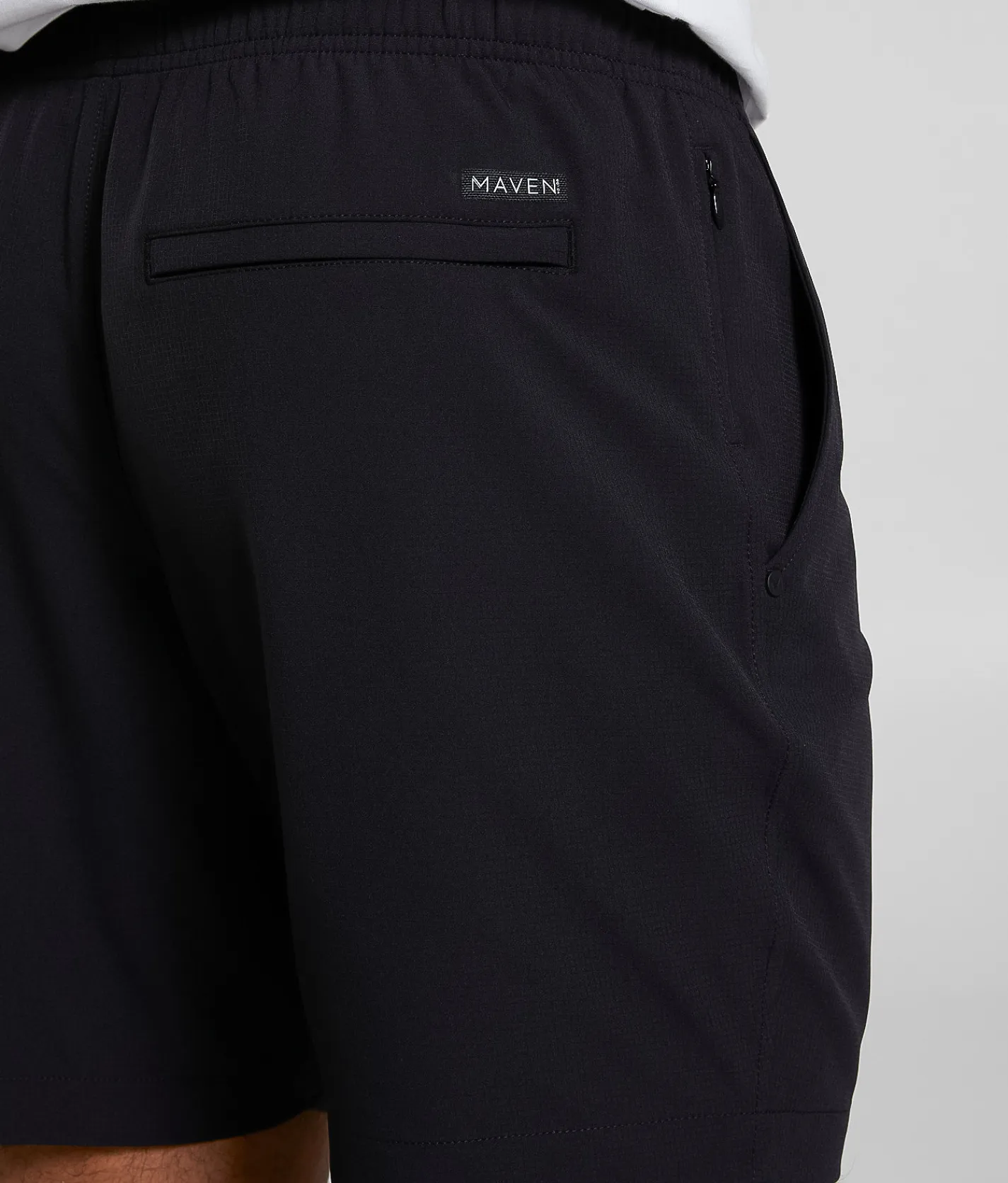 Bottoms|Activewear | Maven Co-op Bow Performance Stretch Short Black