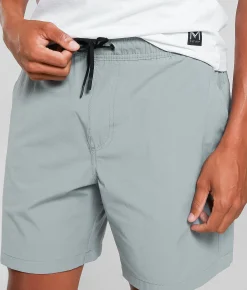 Bottoms|Activewear | Maven Co-op Bow Performance Stretch Short Washed Teal