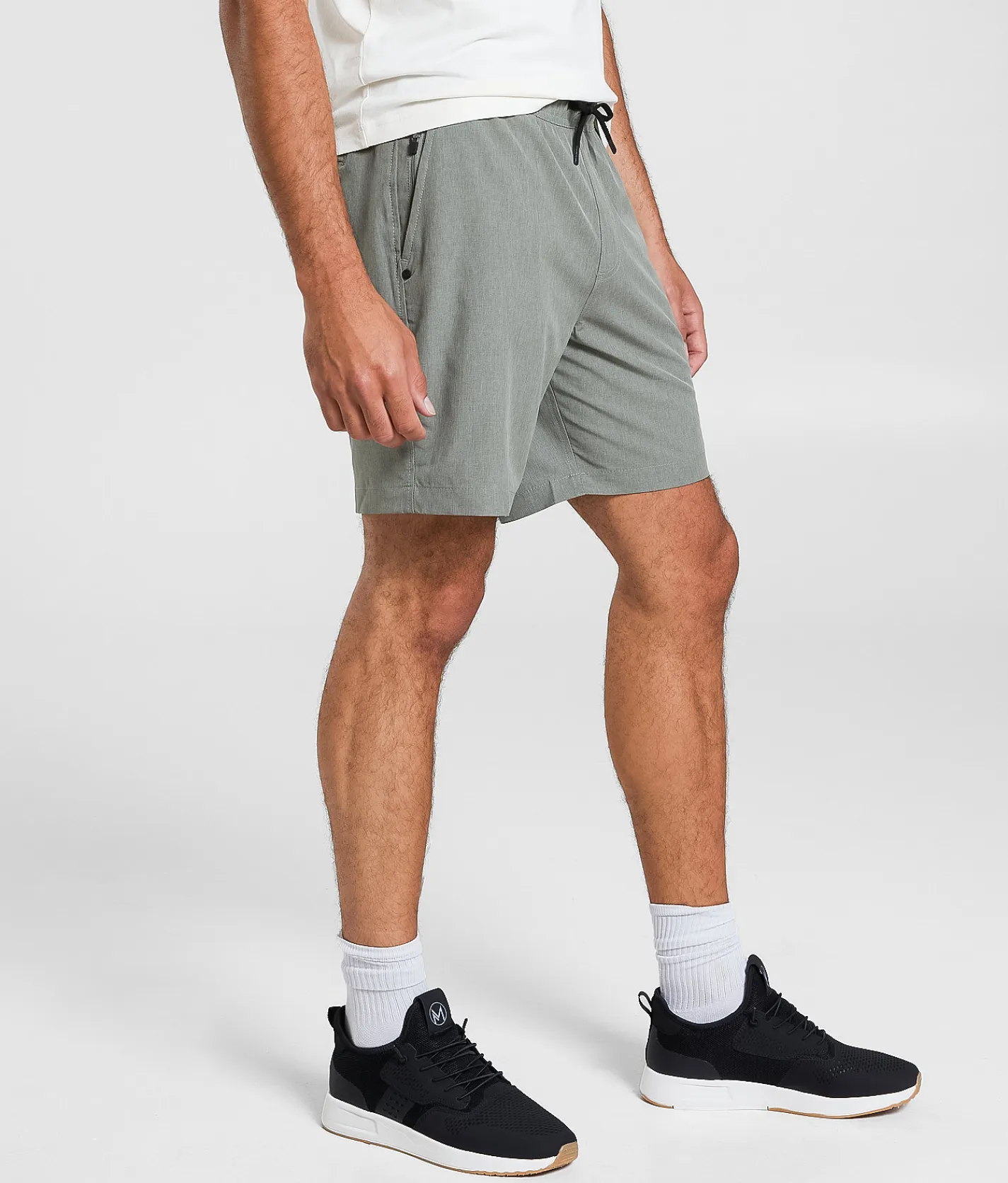 Bottoms|Activewear | Maven Co-op Bow Performance Stretch Short Dried Sage