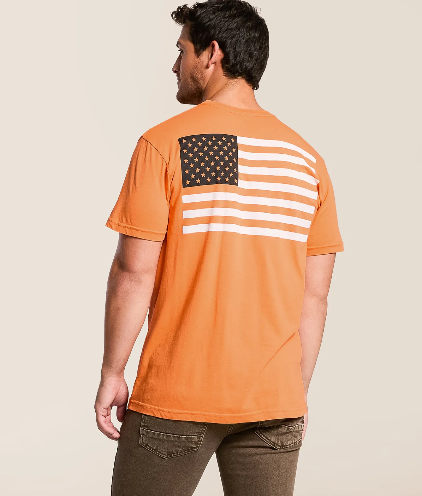Howitzer Bow Skull T-Shirt Neon Orange New