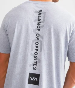 RVCA Boxes Sport T-Shirt Slate Heather Best
