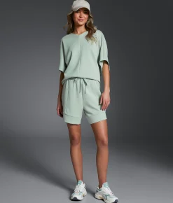 Buckle Black Boxy Dolman Top Ice Mint Hot
