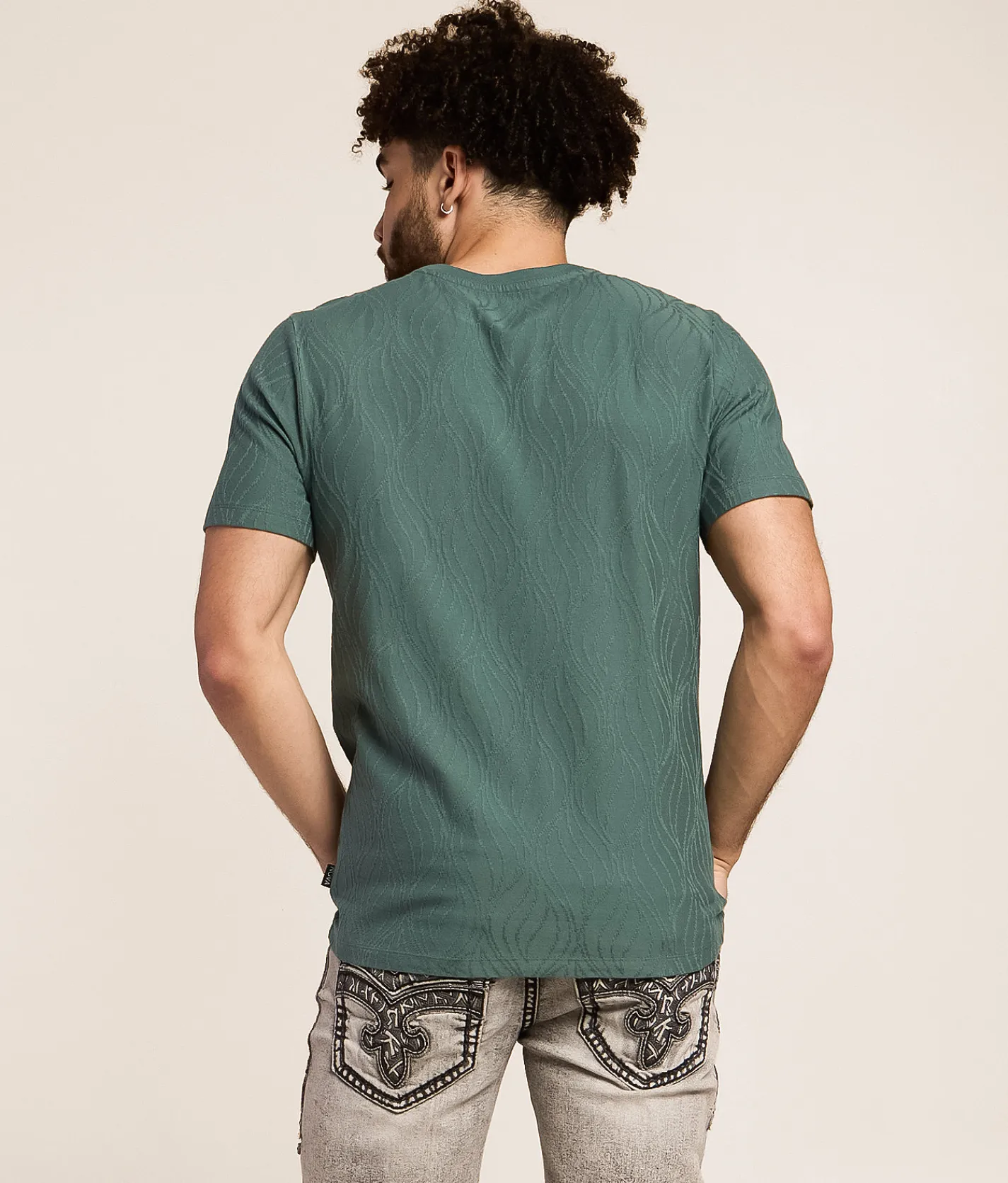 Tops | Nova Industries Boxy T-Shirt Silver Pine