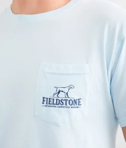 Graphic T-Shirts | Fieldstone Boykin Marsh T-Shirt Light Blue